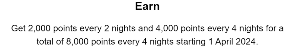 IHG 4,000 Points Every 4 Nights Offer